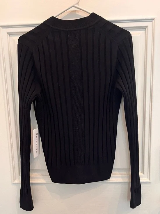 Athleta Fairway Sweater women’s medium black (new) - Picture 4 of 10
